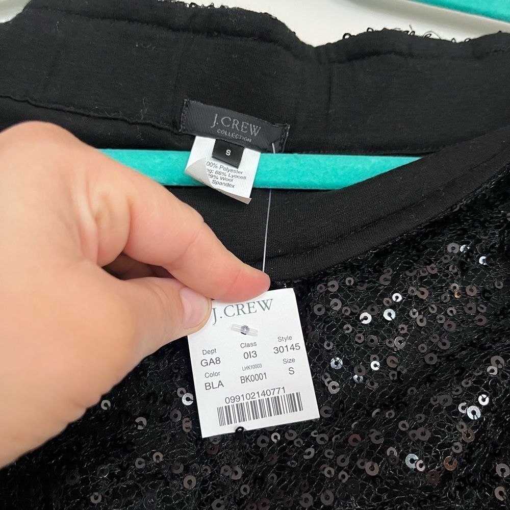 J Crew Collection Sequin Pants NWT - Picture 7 of 10